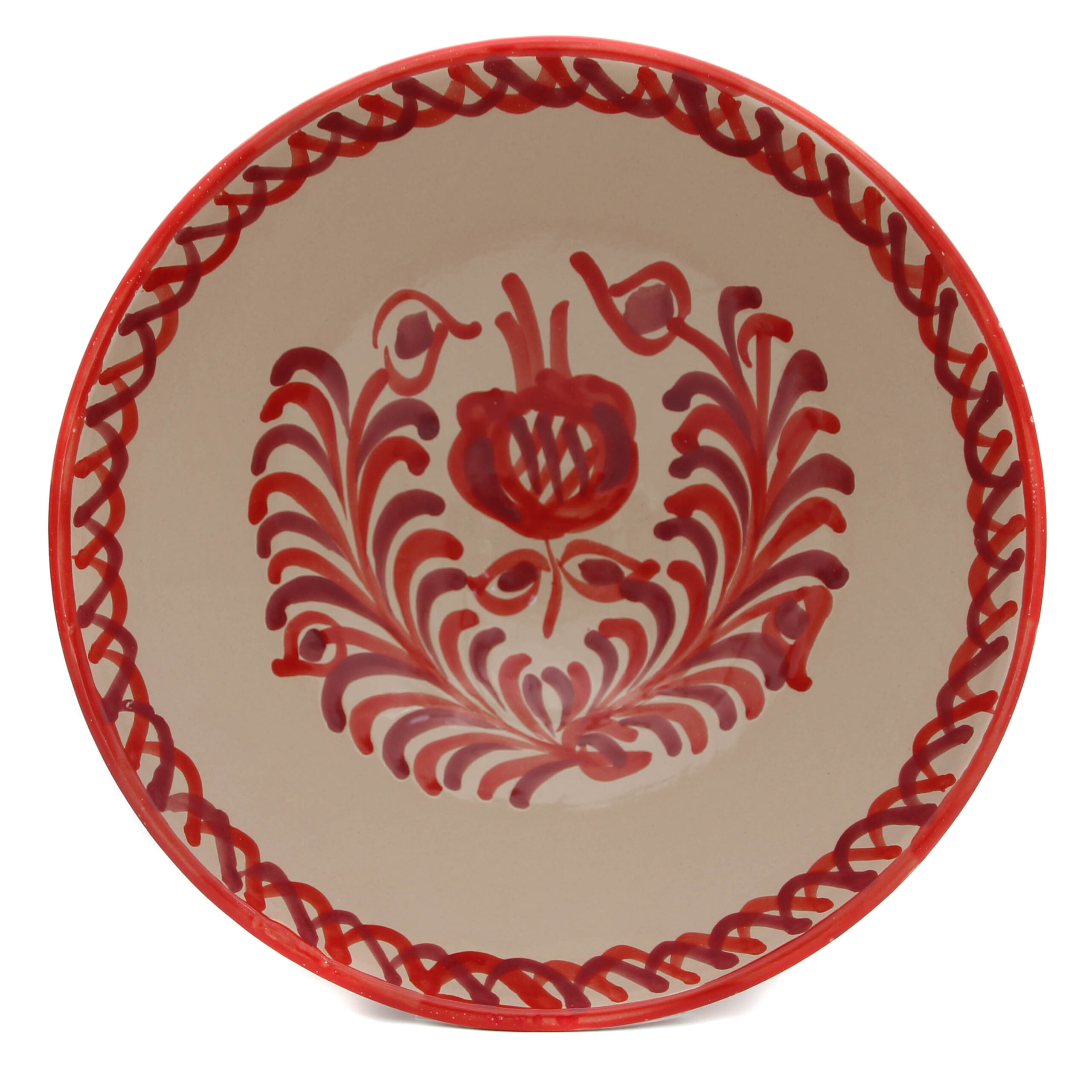 Schaal Rood/Roze (rustig, 29 cm)