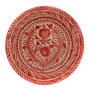Schaal Rood (druk, 26 cm)