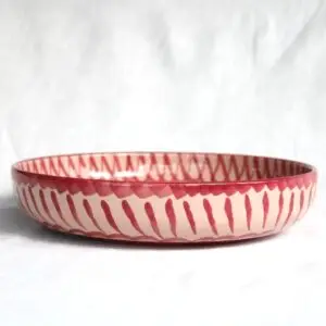 bowl roze (druk, 26 cm)