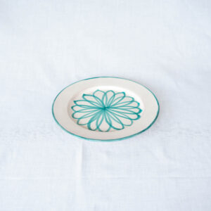 Ontbijtbord Bloem Groen (23 cm)