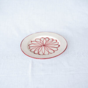 roze ontbijtbord