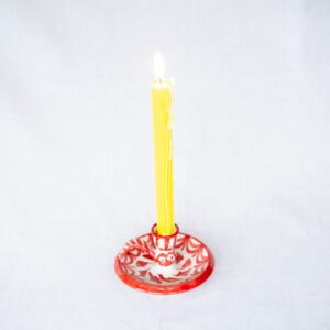 kaarsenstandaard Rood