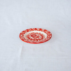 gebaksbordje rood (15 cm)